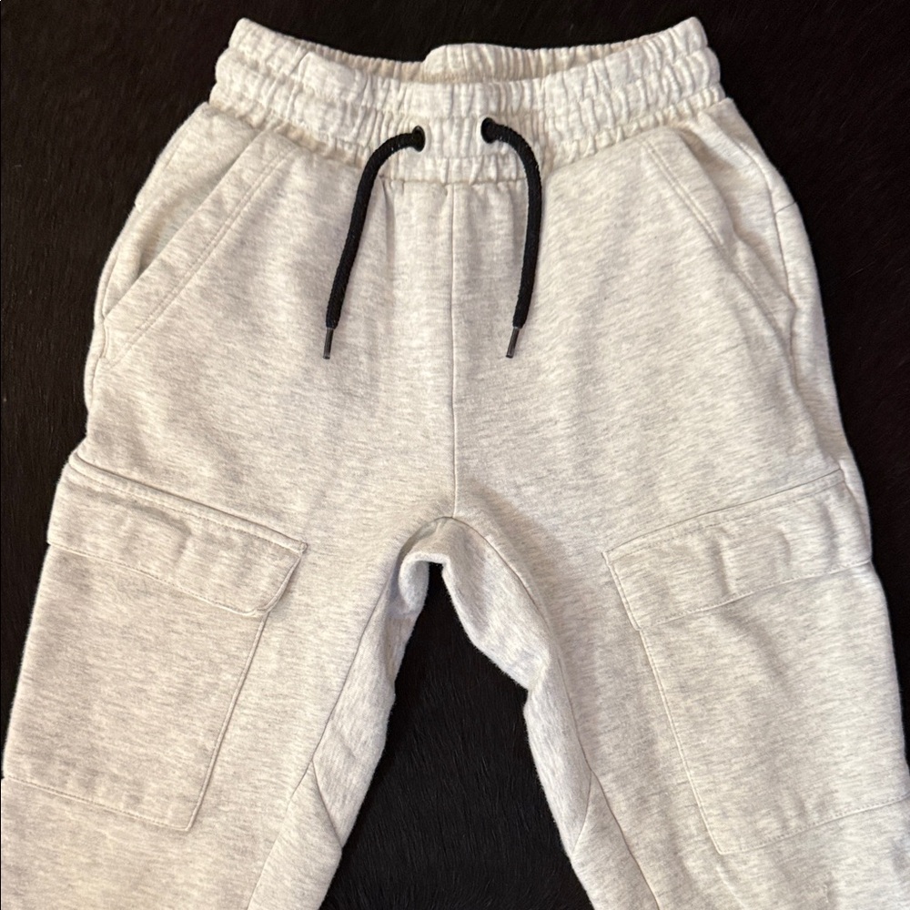 GAP Kids Light Gray Cargo Joggers